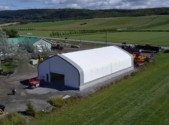 Double-arch shelters