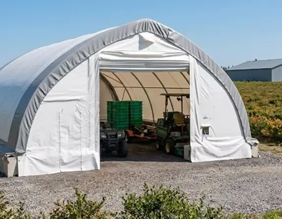 Single-arch shelters